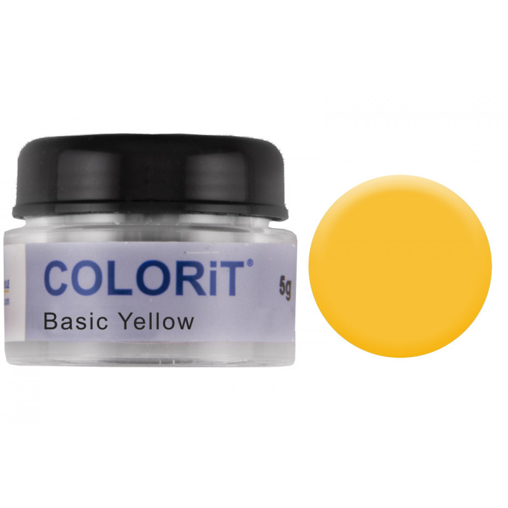 Емаль COLORIT Basic Yellow непрозора жовта (5 г)