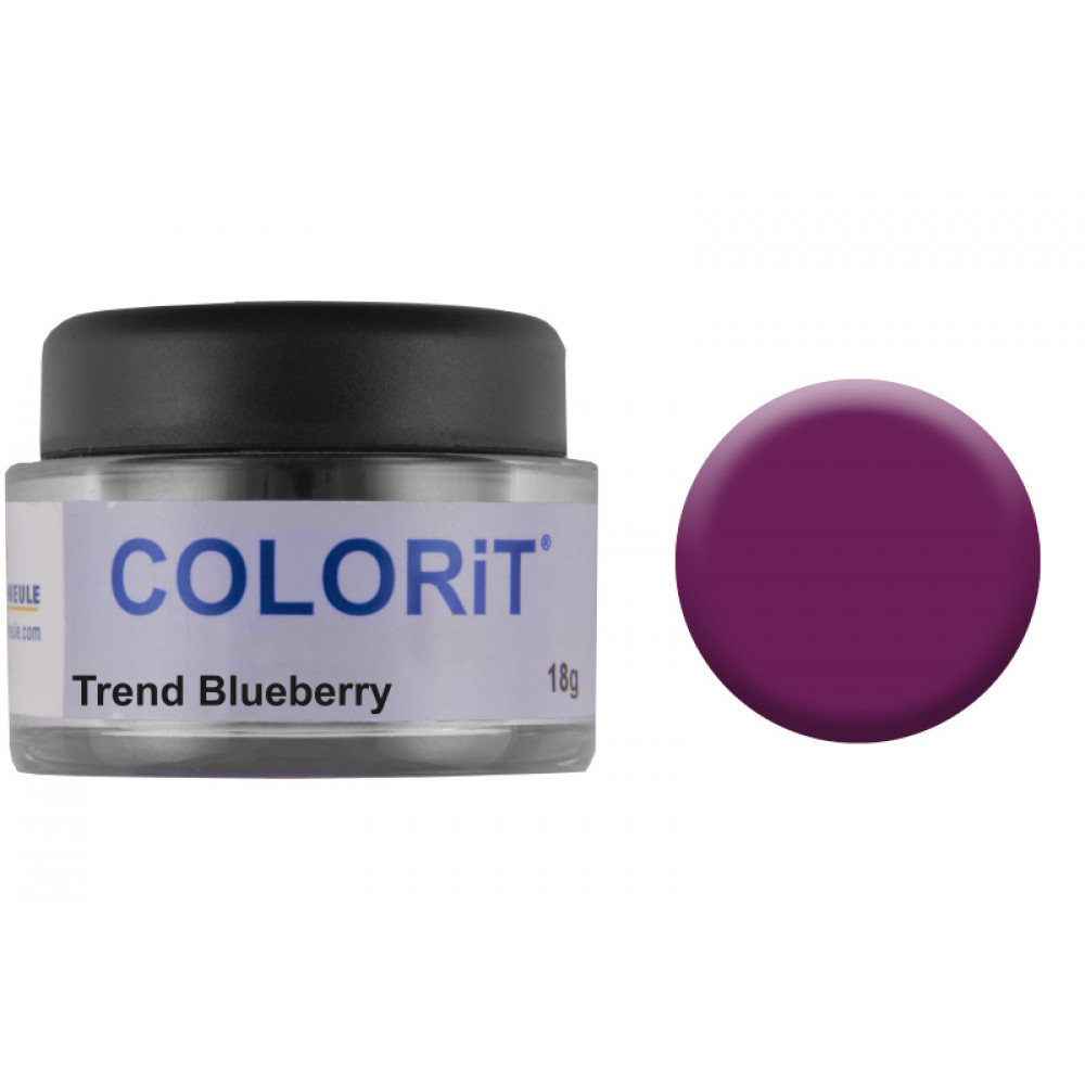 Емаль COLORIT Trend Blueberry непрозора "чорниця" (18 г)