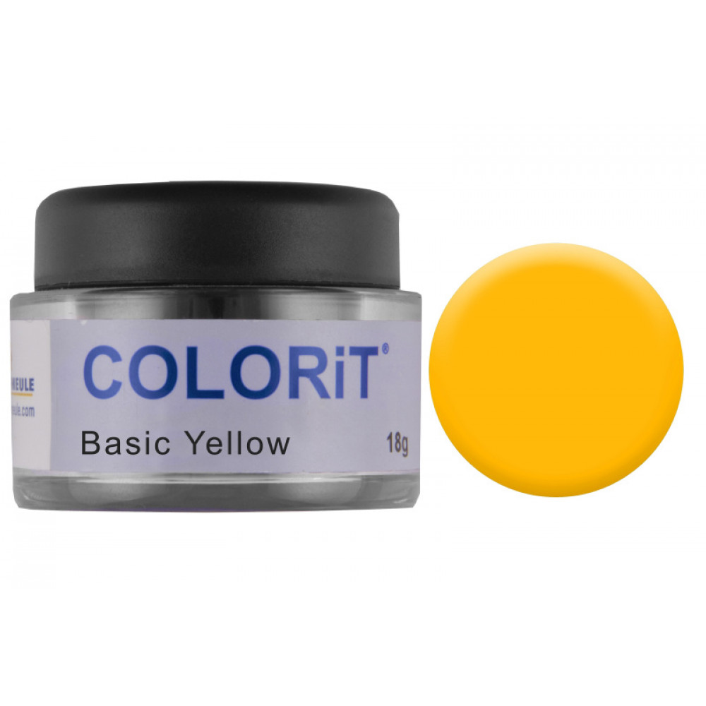 Емаль COLORIT Basic Yellow непрозора жовта (18 г)