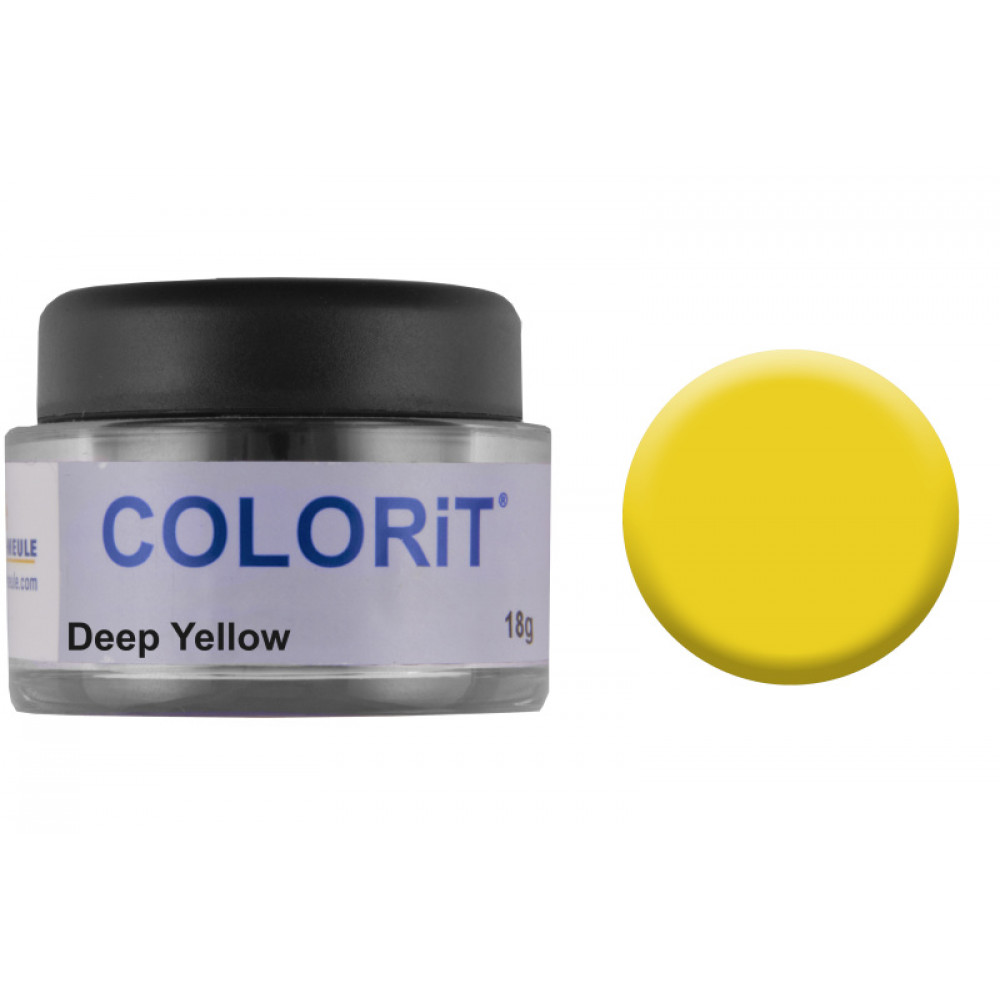 Емаль COLORIT Deep Yellow непрозора жовта (18 г)