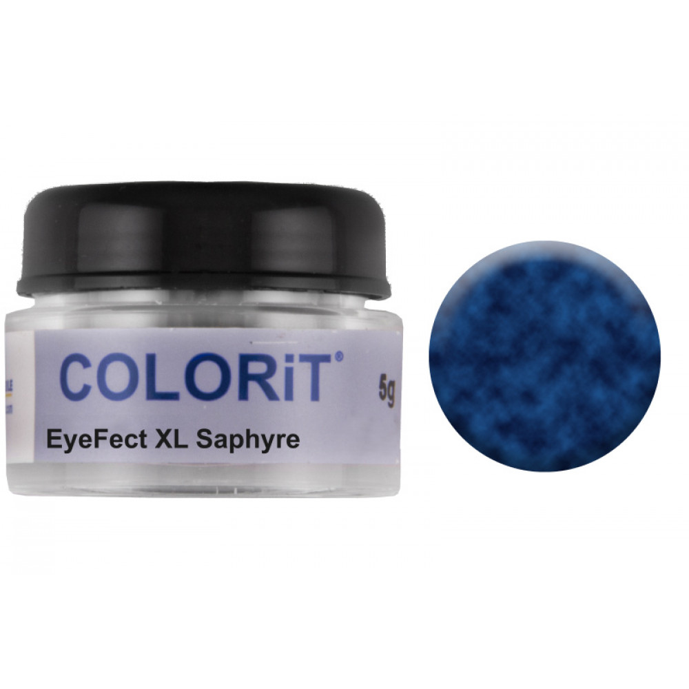 Емаль COLORIT EyeFekt Saphyre XL темно-синя (18 г)