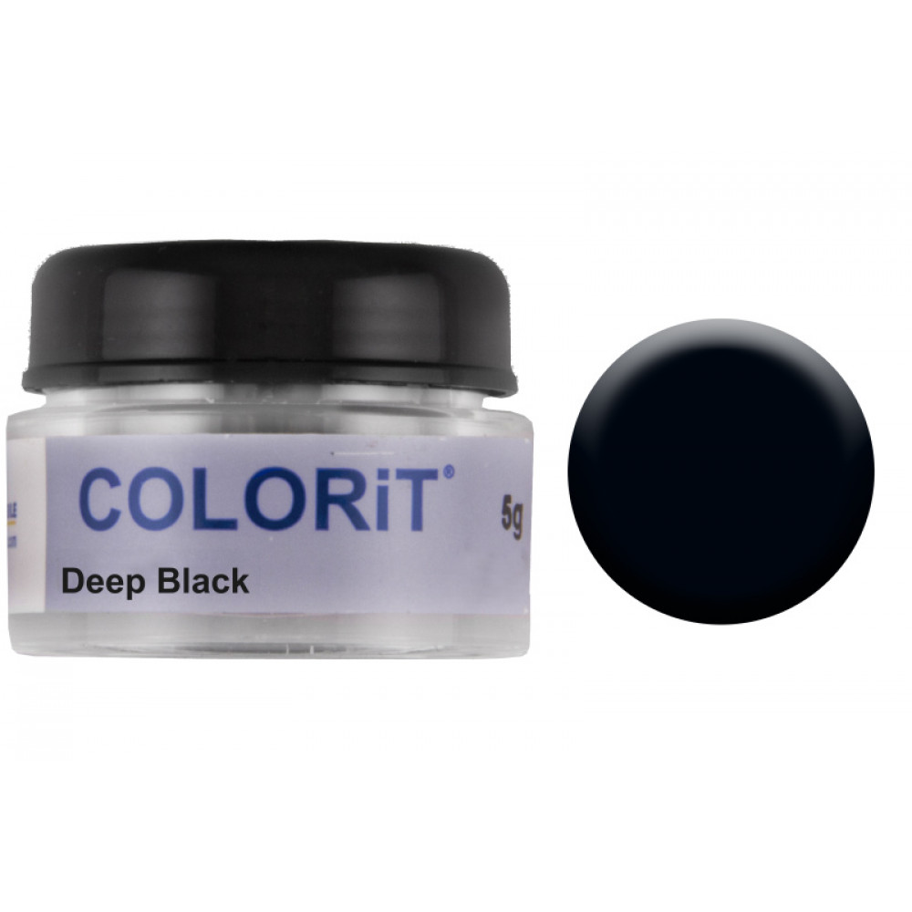 Емаль COLORIT Deep Black непрозора чорна (5 г)