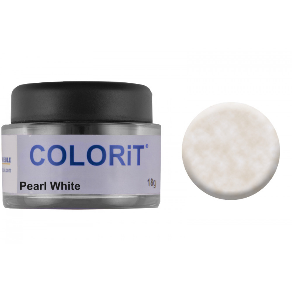 Емаль COLORIT Pearl White перламутрова біла (18 г)