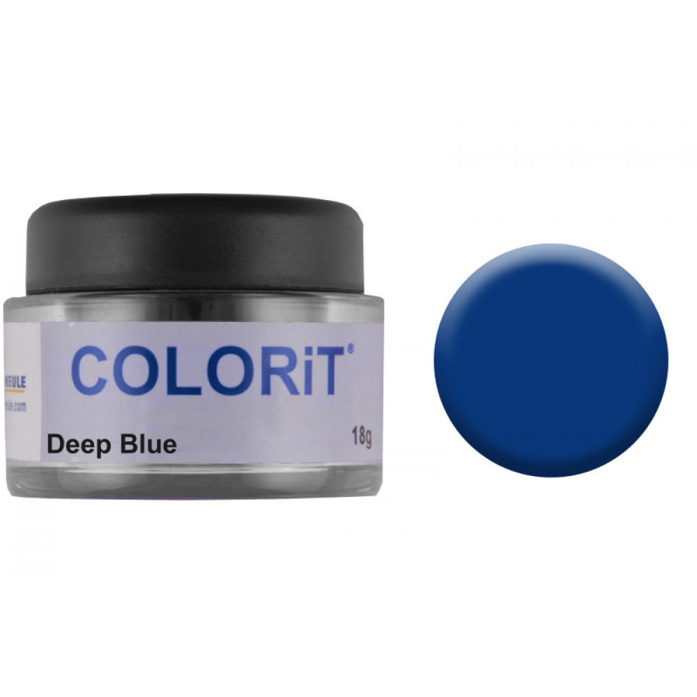 Емаль COLORIT Deep Blue непрозора синя (18 г)