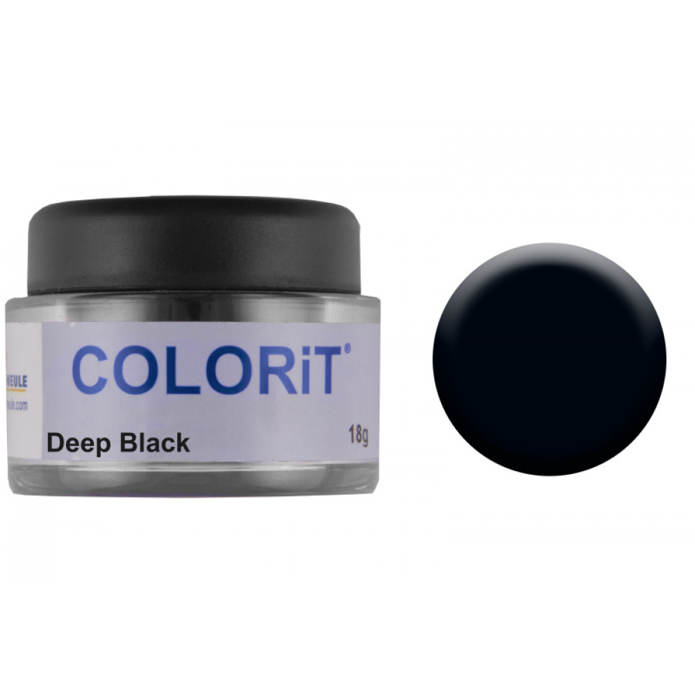 Емаль COLORIT Deep Black непрозора чорна (18 г)