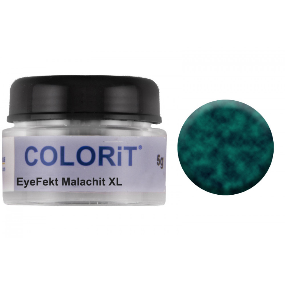Емаль COLORIT EyeFekt Malachit XL малахітова (5 г)
