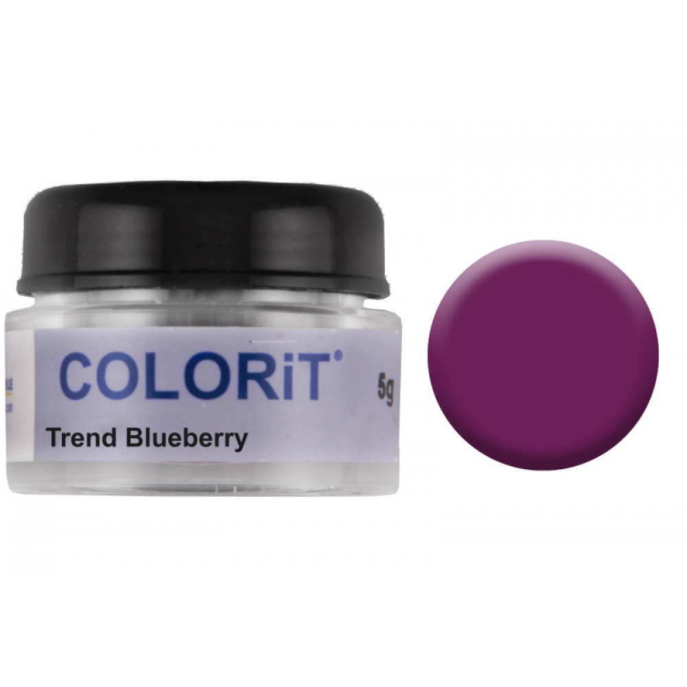 Емаль COLORIT Trend Blueberry непрозора "чорниця" (5 г)