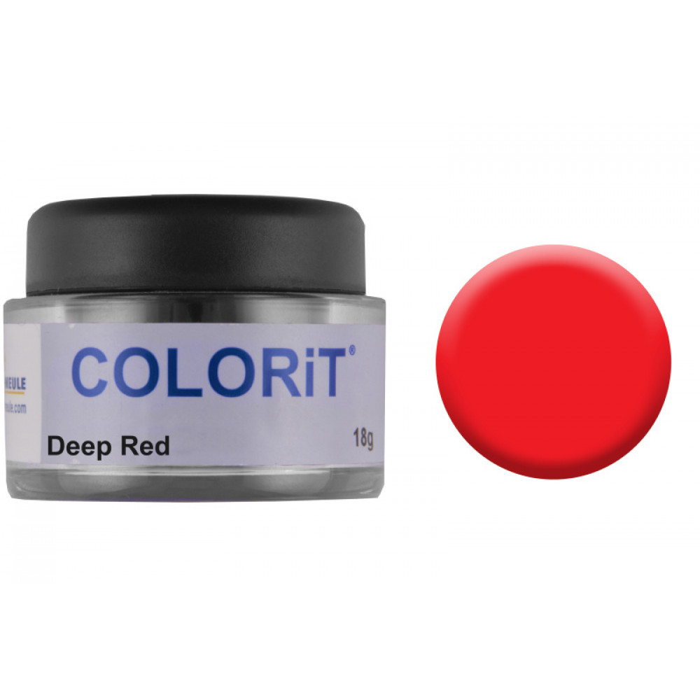 Емаль COLORIT Deep Red непрозора червона (18 г)