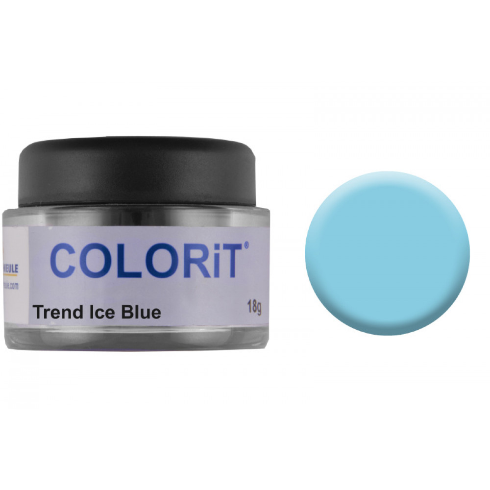 Емаль COLORIT Trend Ice-blue прозора синя (18 г)