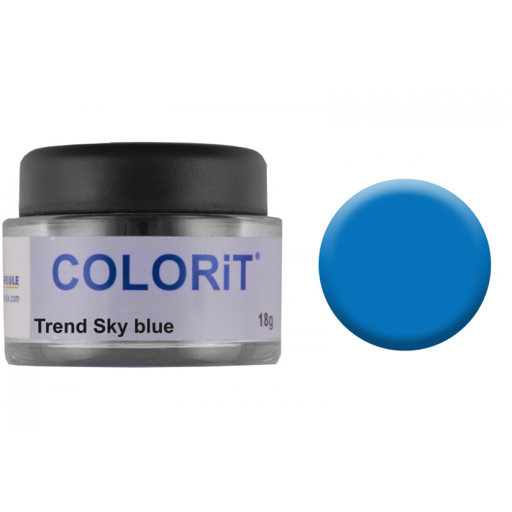 Емаль COLORIT Trend Sky Blue прозора блакитна (5 г)