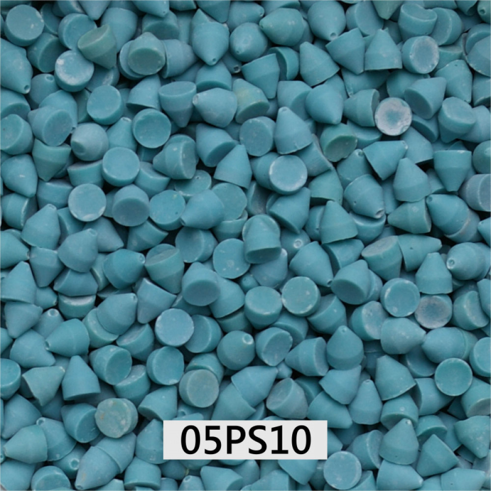 Наполнитель пластиковый синий грубый AVALON 05PS10 (конус 10х10 мм) (1 кг)