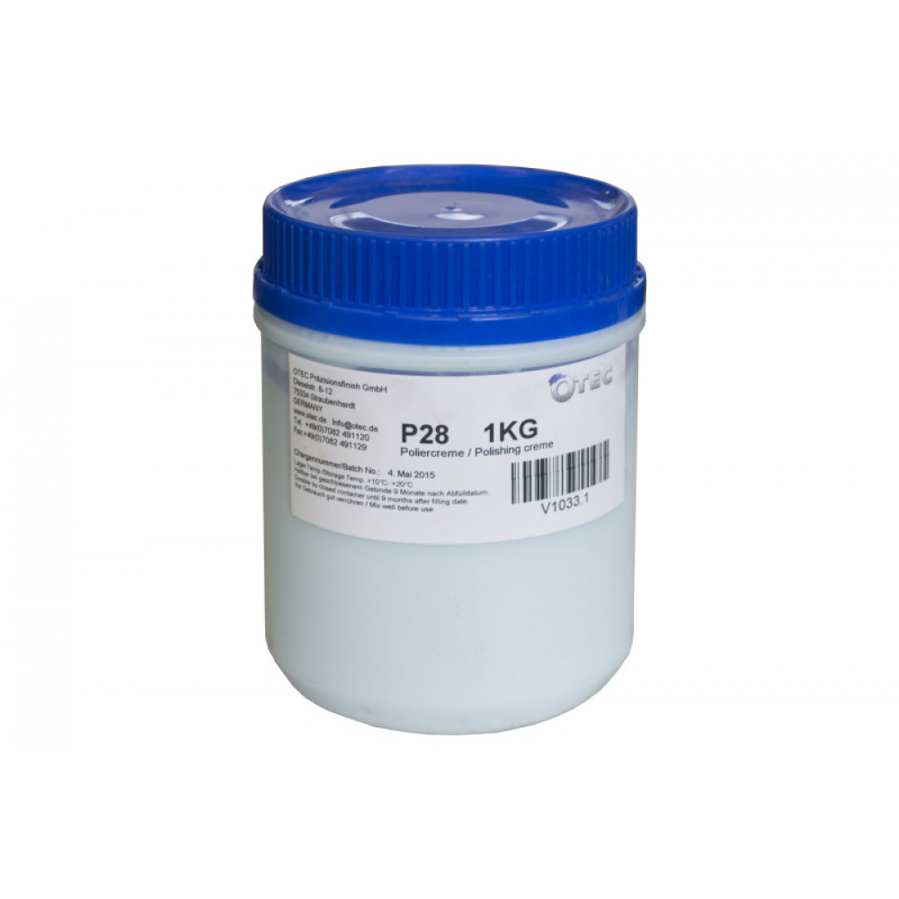 Паста для сталі та титану суха, фінішна OTEC P28 (1 кг)