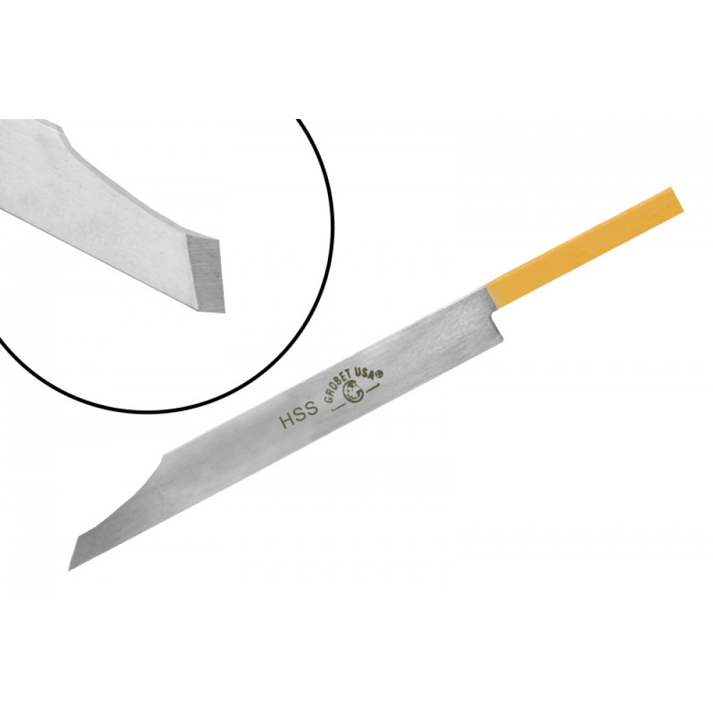 Штихель швидкозмінний GROBET USA "флах" №10, HSS
