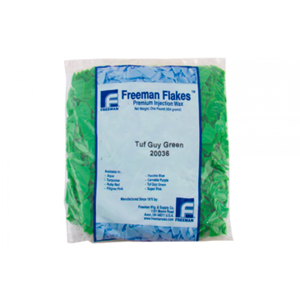 Віск FREEMAN зелений "Tuffy Green" (лусочки, 454 г)