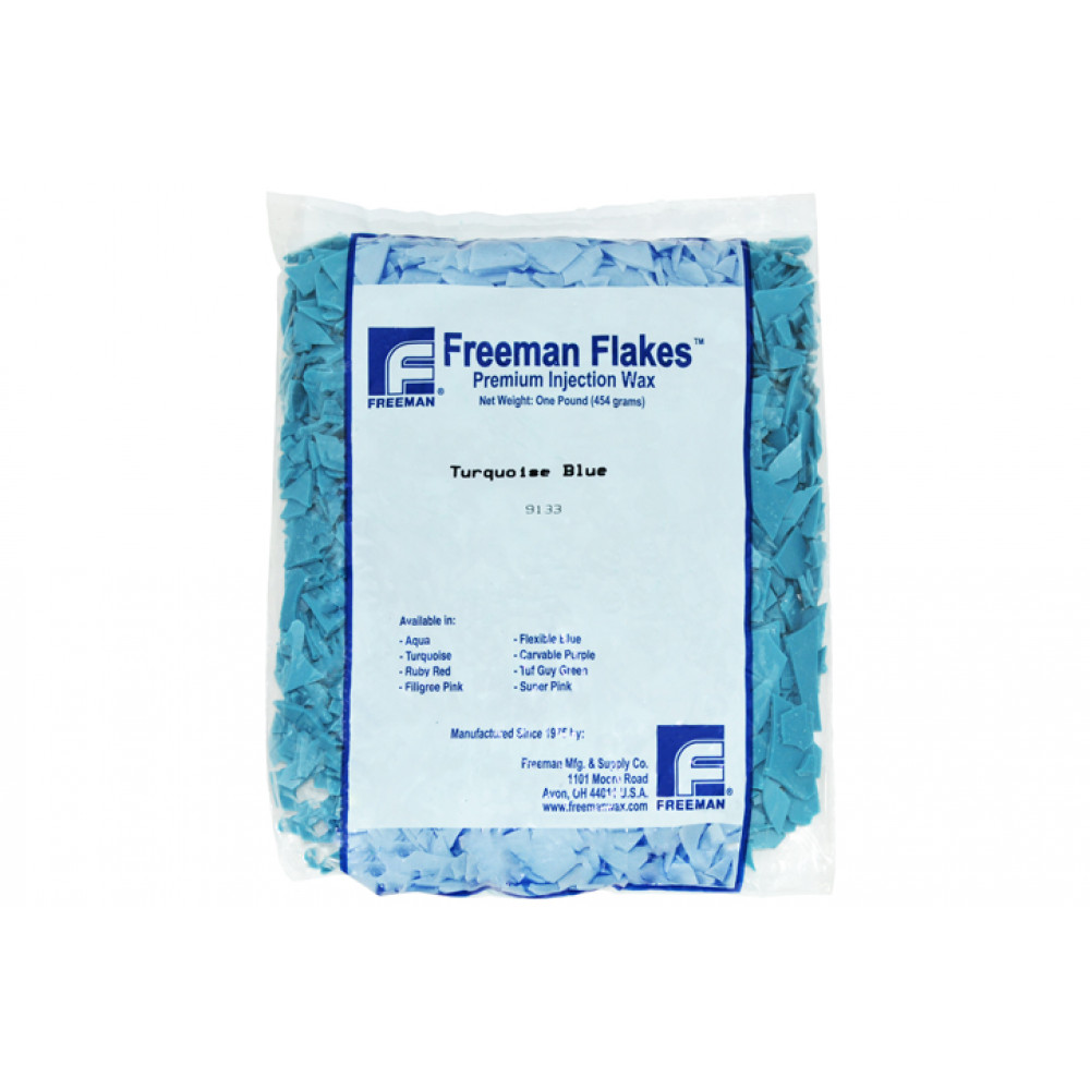 Віск FREEMAN бірюзовий "Turquoise Blue" (лусочки, 454 г)