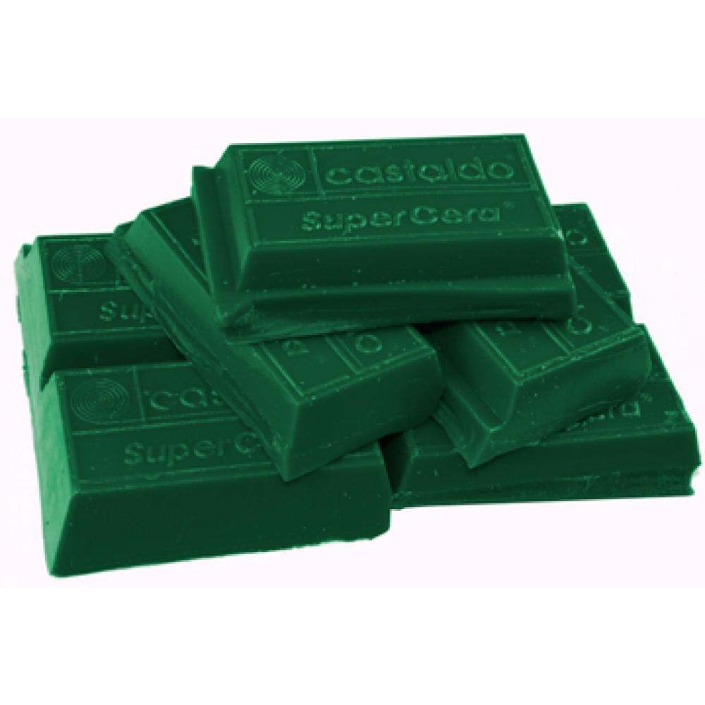 Віск CASTALDO SuperCera зелений у брикетах (2,27 кг)