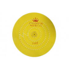 Коло муслінове CROWN жовте d-175 мм, 60 шарів.