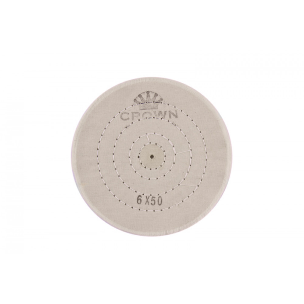 Коло муслінове CROWN біле d-150 мм, 50 шарів.
